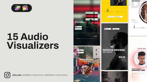 Enhance Your Instagram Content with Videohive 49552193 Audio Visualizers for FCPX at GFXHive