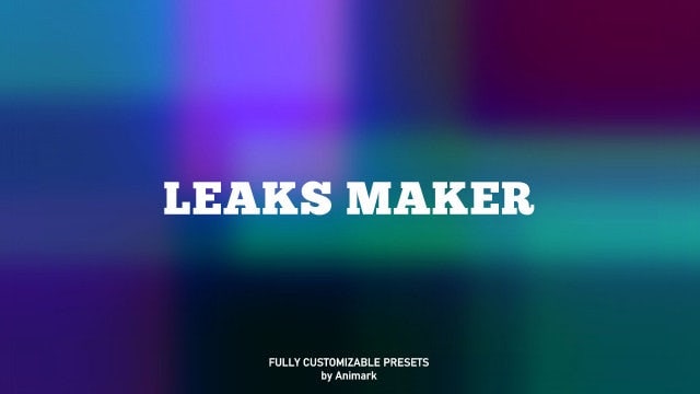 Elevate Your Videos: Unleash Creativity with GFXHive's Leaks Maker Presets