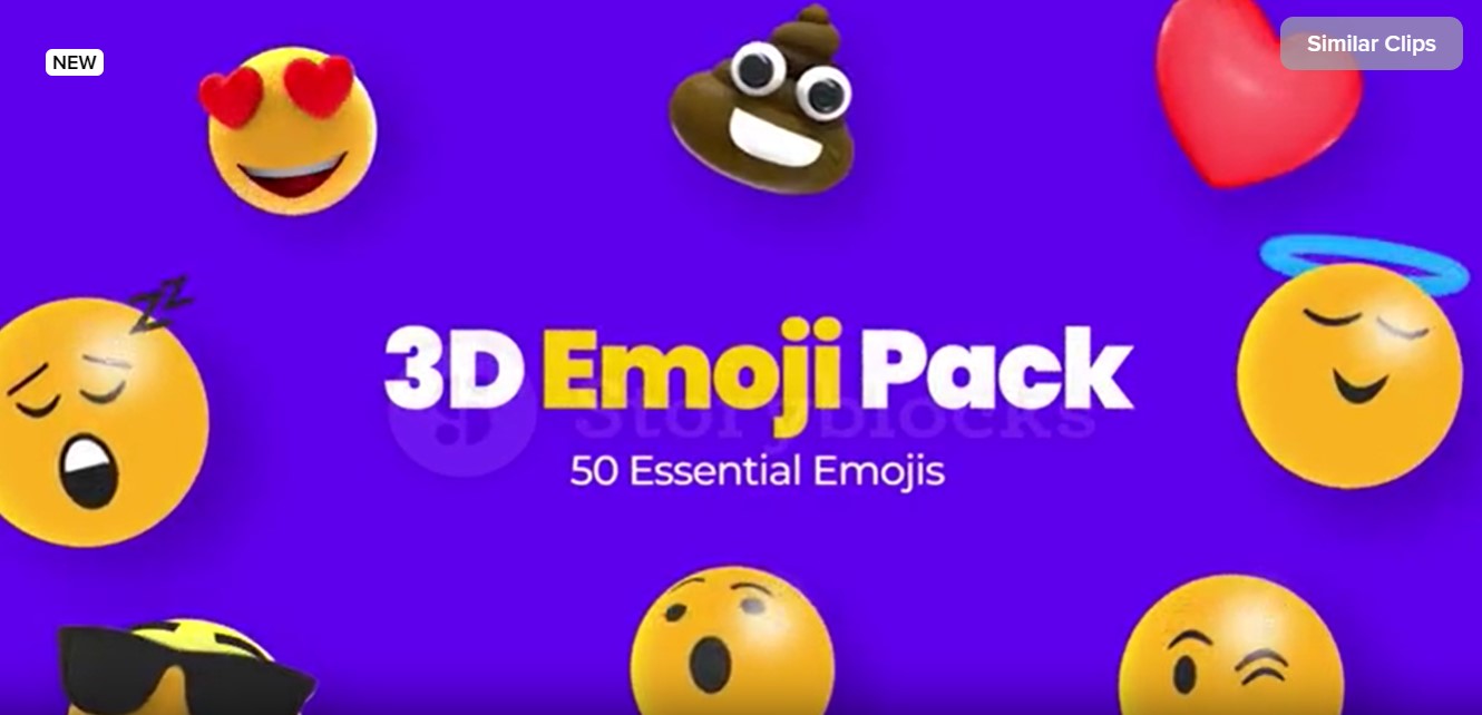 3D Emoji Pack for After Effects - Exclusively on GFXHive