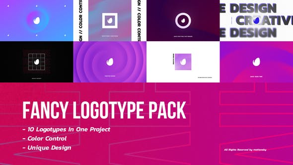 Unleash Creativity with GFXHive's Fancy Logotype Pack for Premiere Pro