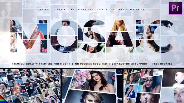 Captivate Your Audience with the Videohive Mosaic Intro | Logo Reveal