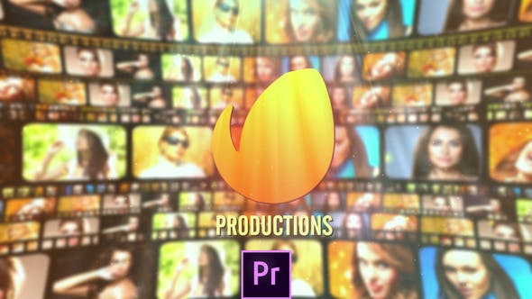 Videohive 36925463 Film Strip Cinematic Logo for Premiere Pro on GFXHive