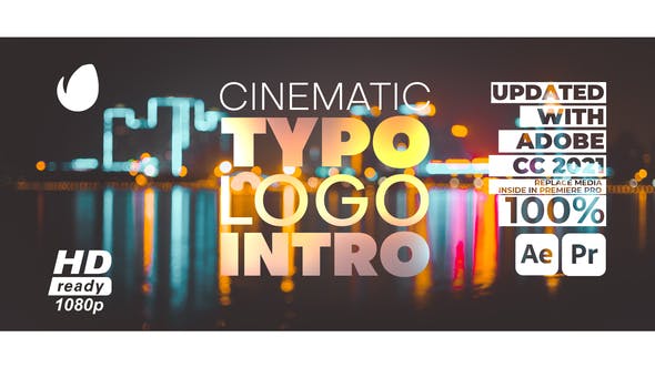 Videohive 36487427 Cinematic Typo Logo for Premiere Pro