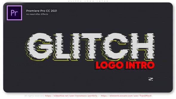 Revolutionize Your Brand with Videohive 35401708 Glitch Logo Intro