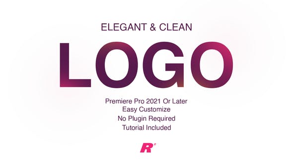 Videohive 35389961 Elegant Clean Logo for Premiere Pro