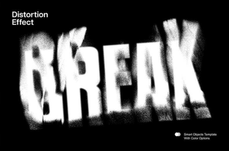 Distortion Mess Text Effect - 92034484: Unleash Visual Creativity