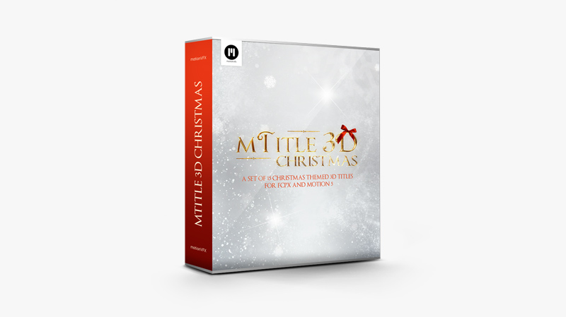 MotionVFX – mTitle 3D Christmas: Create Festive Videos with GFXHive