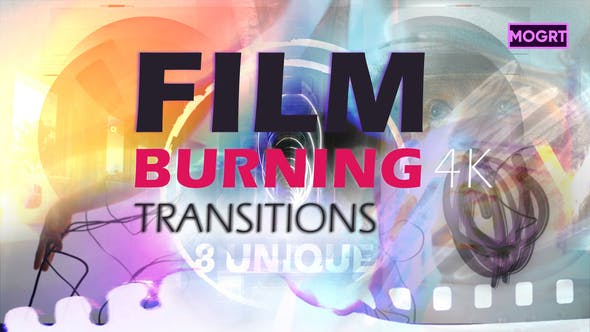 Unlock Creativity with Videohive 50718617 Film Burning Transitions 4K