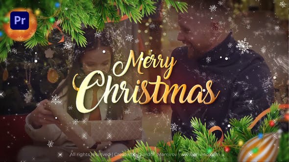 Videohive 48761475 Merry Christmas Slideshow MOGRT on GFXHive