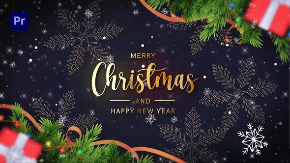 Videohive 48798415 Merry Christmas Text Reveal 2024 MOGRT