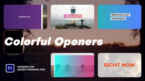 Unlock Creativity with Videohive 48864351 Colorful Openers | MOGRT