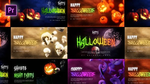 Videohive 48572155 Halloween Spooky Greeting Pack | GFXHive