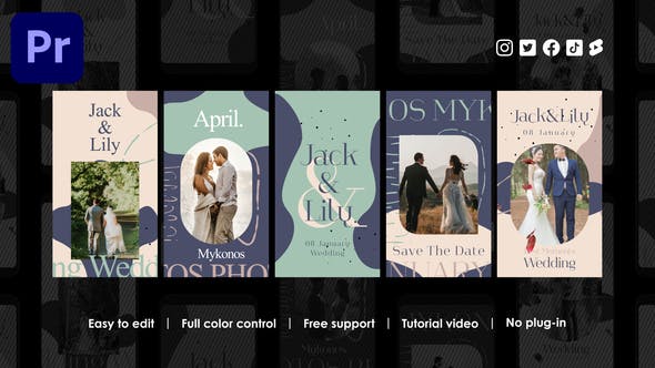 Elevate Your Storytelling with Videohive 46565659 Wedding Instagram Stories