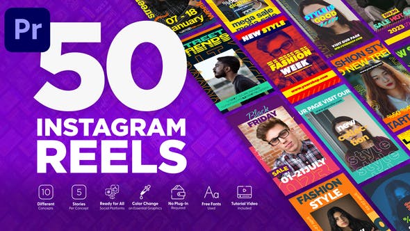 Elevate Your Content with Videohive 44941665 Shopping Instagram Reels