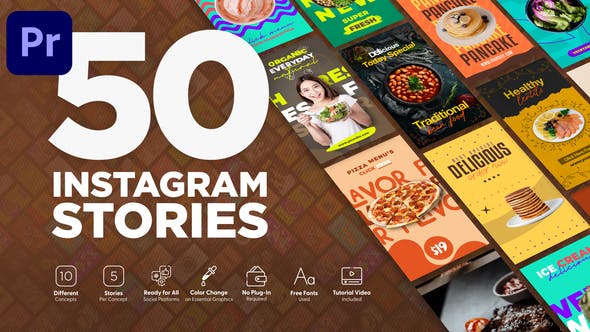 Videohive 41998253: Food Instagram Stories | GFXHive