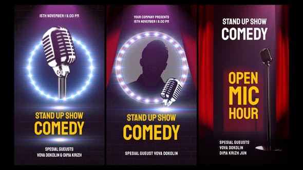 Videohive 39543646 Stand-Up Comedy Stories Pack PP on GFXHive