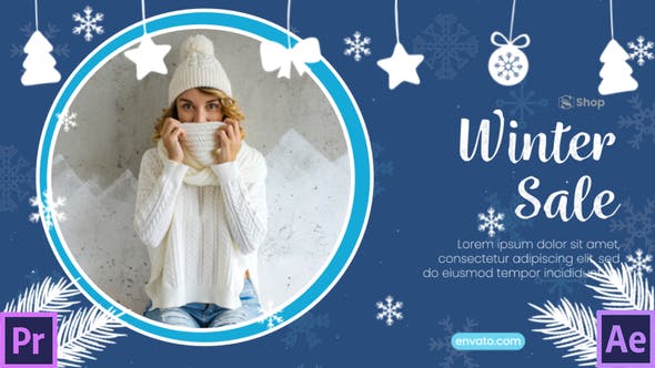 Unwrap Creativity with Videohive 34927600 Winter Sale MOGRT