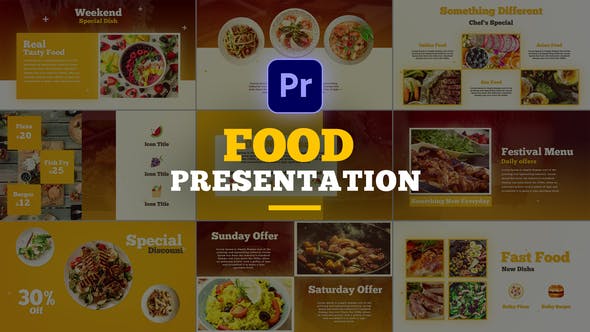 Videohive 33745020 Food Presentation Slideshow for Premiere Pro