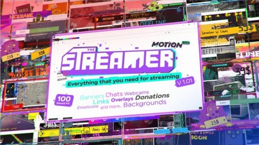 Motion Bro 4 Unleashes The Streamer V1.01 (Videohive 29436832)