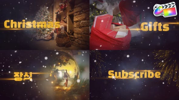 Videohive 48774418 Christmas Greetings for FCPX