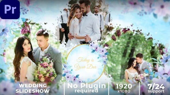 Videohive 43334822 Romantic Wedding Slideshow MOGRT