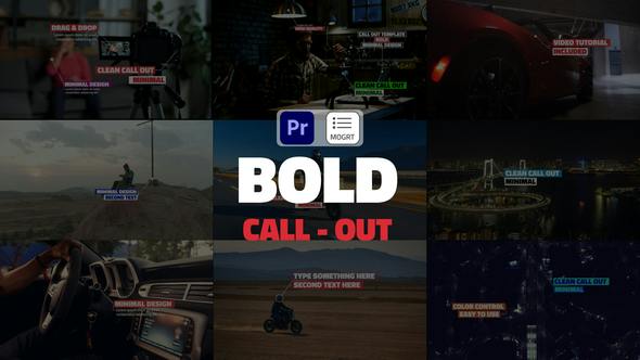 Unleash Creativity with BOLD Call-Outs | MOGRTs - from GFXHive