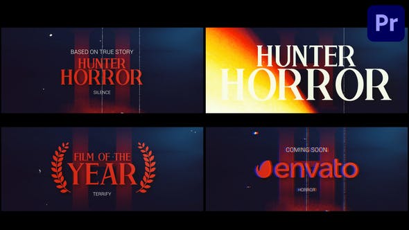 Videohive 48865617 Horror Trailer Titles for Premiere Pro