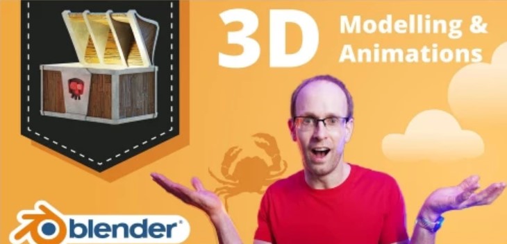 3D Modelling & Animations in Blender for Absolute Beginners