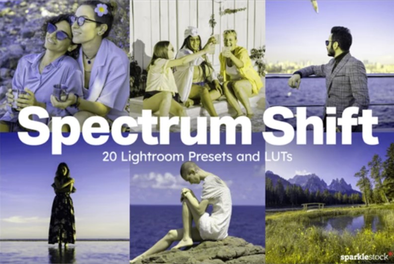 20 Spectrum Shift Lightroom Presets and LUTs for Mesmerizing Visual