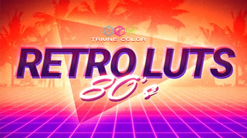 Triune Digital Retro 80's LUTs - Transport Your Creations to Iconic Movie Eras