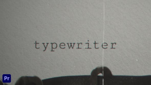 Elevate Your Video Editing Game with Videohive 44510376 Typewriter