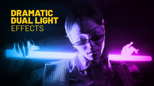 Experience Cinematic Brilliance with Videohive 45900503 Dramatic Dual Light Effects