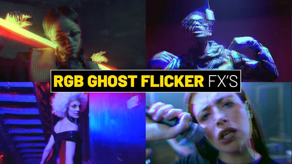 Videohive 46834360 RGB Ghost Flicker Effects | Premiere Pro