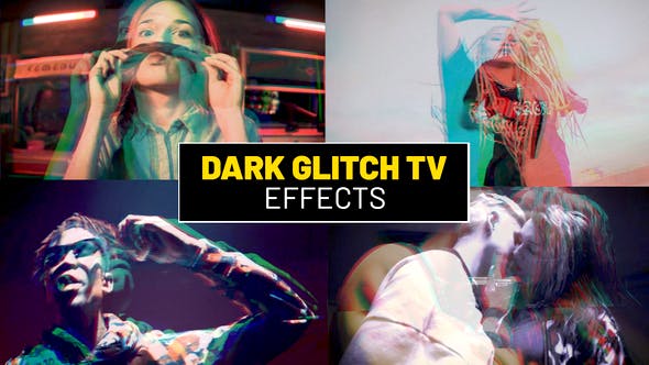 Unleash Creativity with Videohive 46371691 Dark Glitch TV