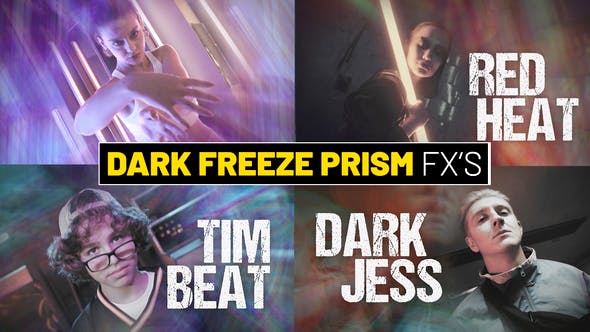 Elevate Your Edits with Videohive 46372034 Dark Freeze Prism FX