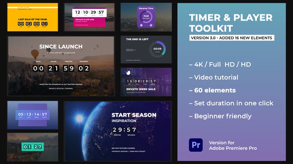 Unleash Creativity: Videohive 29437502 Timer & Player Toolkit