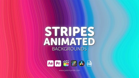 Videohive 48124040 Stripes Animated Backgrounds