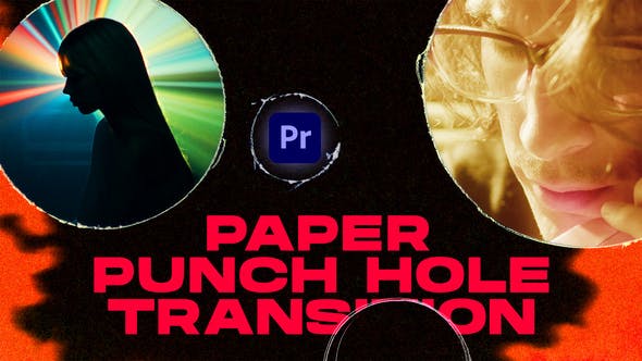 Elevate Your Editing Game with Videohive 50808621 Paper Punch Hole Transitions