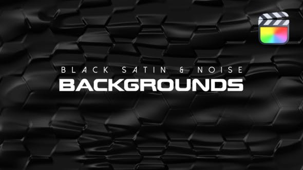 Transform Your Edits with Videohive 47198698 Black Satin & Noise Backgrounds