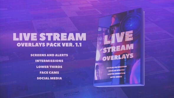 Videohive 29422618 Stream Overlays Pack