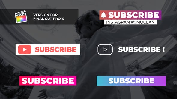 Videohive 46498906 Youtube Subscribe | Final Cut Pro X - Boost Engagement