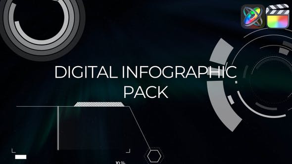 Videohive 44604453 Digital Infographic for FCPX