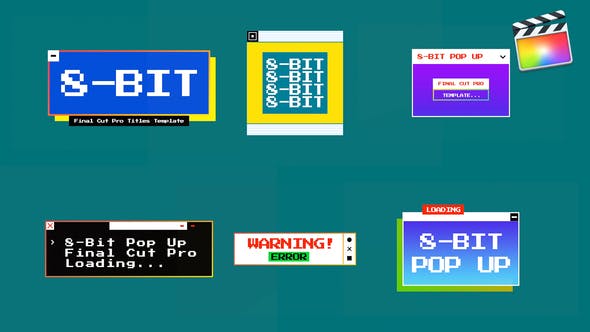 Revolutionize Your Edits: Experience 8-Bit Pop Up | Final Cut Pro for Free