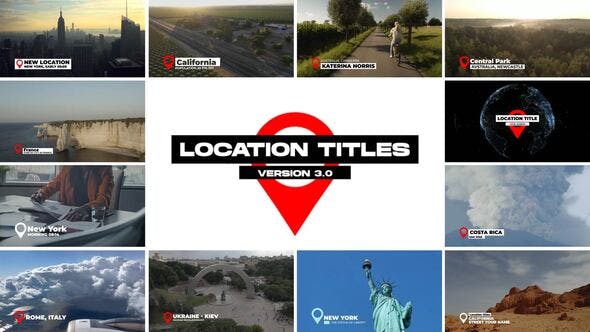 Videohive 43835648: Location Titles 3.0 | Final Cut Pro