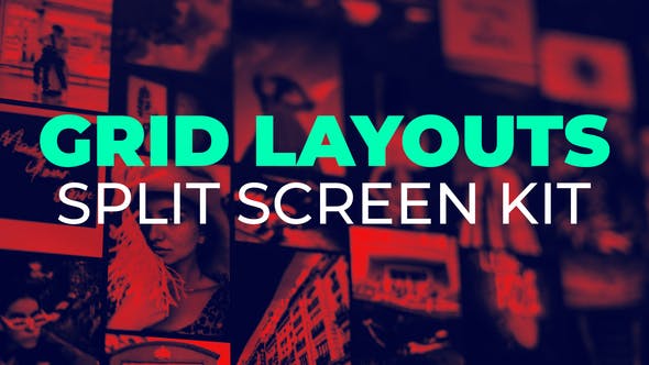 Unleash Creativity with Videohive 43647051 - Grid Layouts – Split Screen Kit