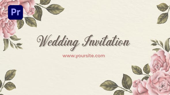 Create Magical Moments: Romantic Wedding Invitation (MOGRT) | Download