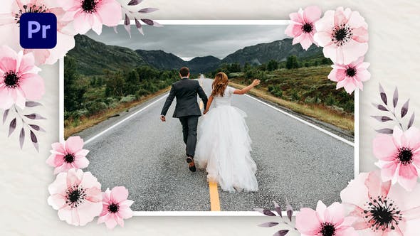 Capture Love in Motion: Romantic Wedding Slideshow (MOGRT) | Download