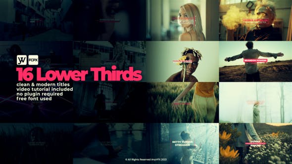 Unlock Creativity with Videohive 47621312 Lower Thirds