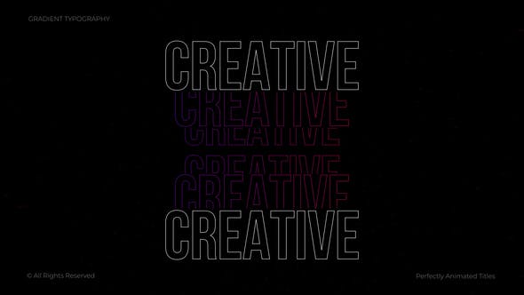 Unlock Creativity with Videohive 47100044 Gradient Typography | FCPX