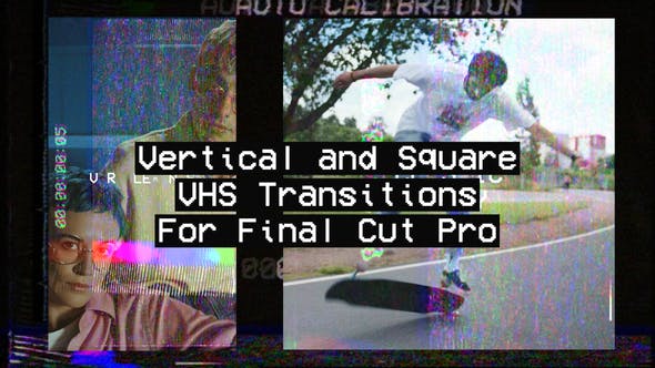 Videohive 46250015 Vertical And Square VHS Transitions